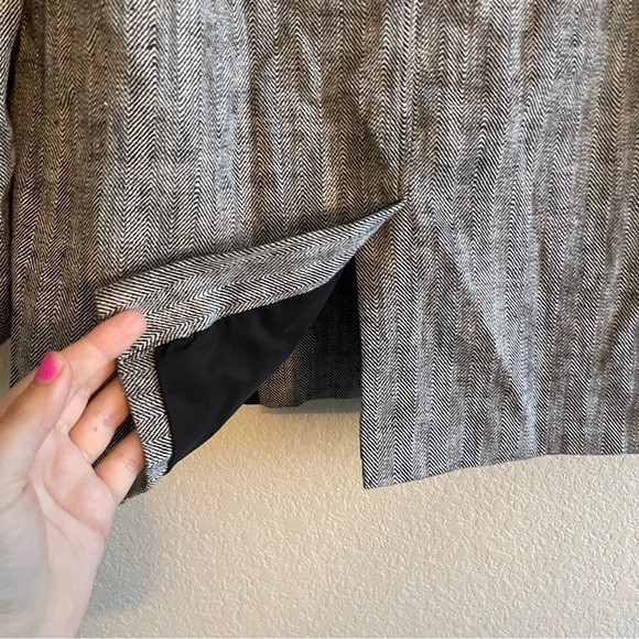 Rachel Comey x Target Chevron Blazer Oversized Linen Blend Women's Size XS - Picture 5 of 10